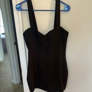 Lovers + Friends Black Sleeveless Bustier Jumpsuit